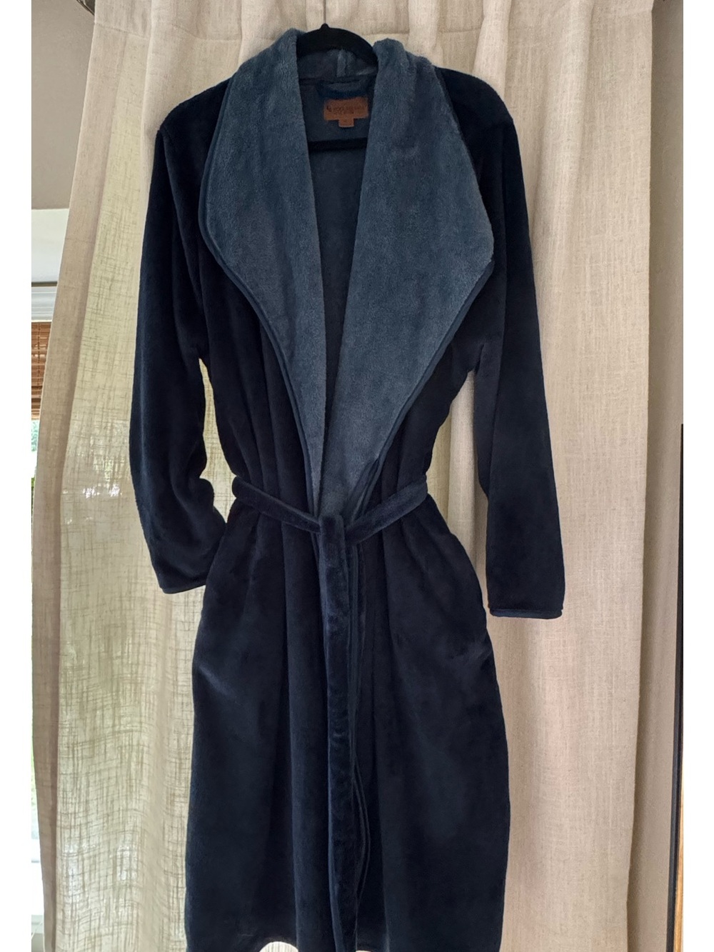 UGG Duffield II Robe Blue soft plush